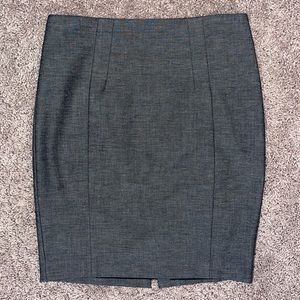 Dark gray Soft & Sleek Pencil Skirt - Business attire